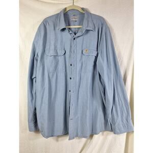Men's shirt 2XLT Carhart long sleeve pit to pit 28(XX5)